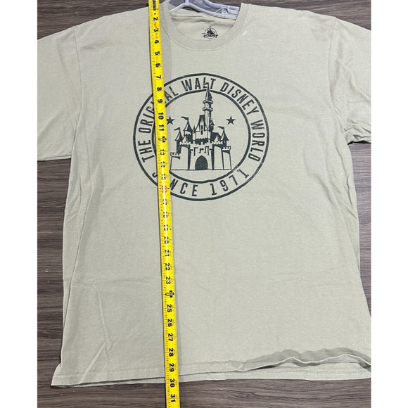 The Original Walt Disney World Men Olive Graphic Vacation T-Shirt Size XL - Picture 3 of 10
